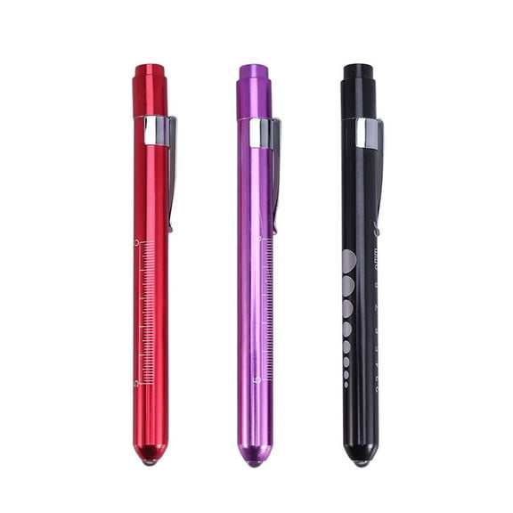 LOLIPPYY 6pcs Reusable LED with White and Warm Light Pupil Gauge (Random Color)