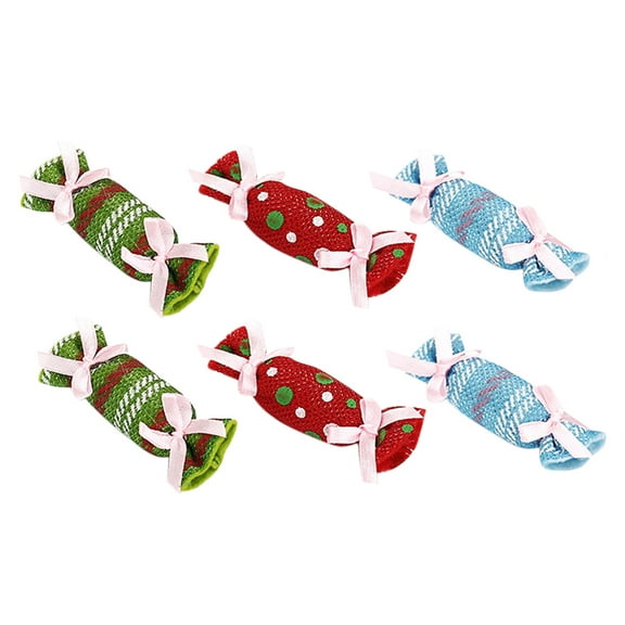 LOLIPPYY 6pcs Teasing Cat Toys Assorted Color for Pets Keeps Mentally and Physically Stimulated