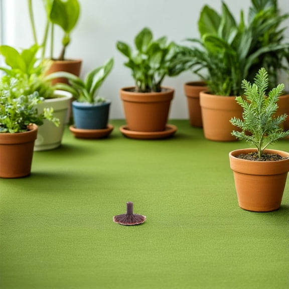 LOLIPPYY 70Pcs Artificial Tree Support Brown Base for Home Diorama and Model Train Displays