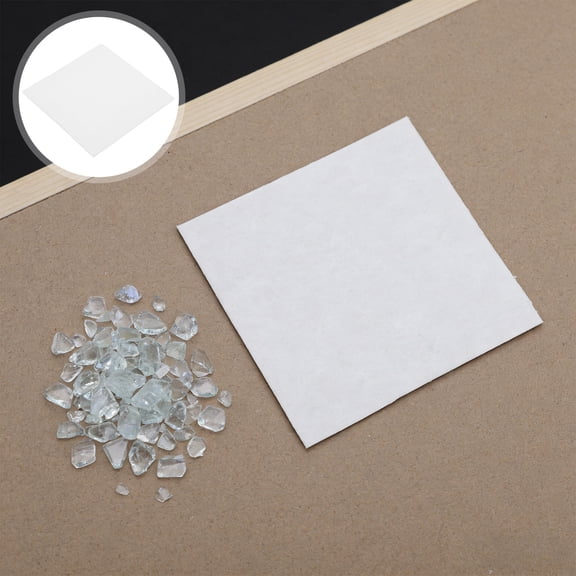 LOLIPPYY 70Pcs Nonstick Kiln Shelf Paper 1Mm Thick Ceramic Fiber Sheets for Microwave Kiln and Craft Use