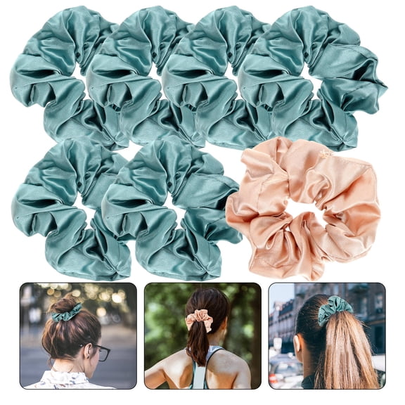 LOLIPPYY 7Pcs Charming Hair Bands for Bridesmaids in Hole Blue for Weddings