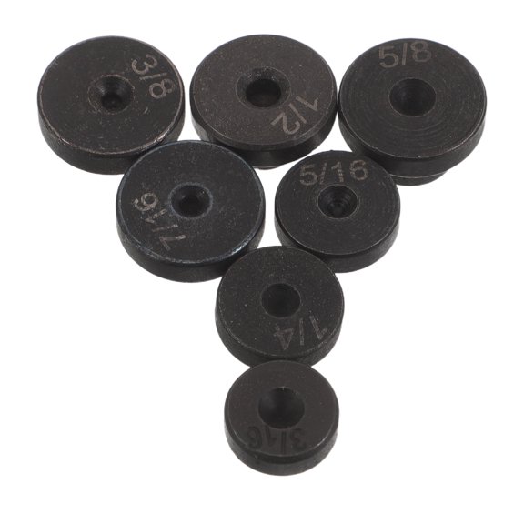 LOLIPPYY 7Pcs Professional Brake Line Flaring Tool Kit with Carbon Steel Hole Drill Bits for Automotive Use