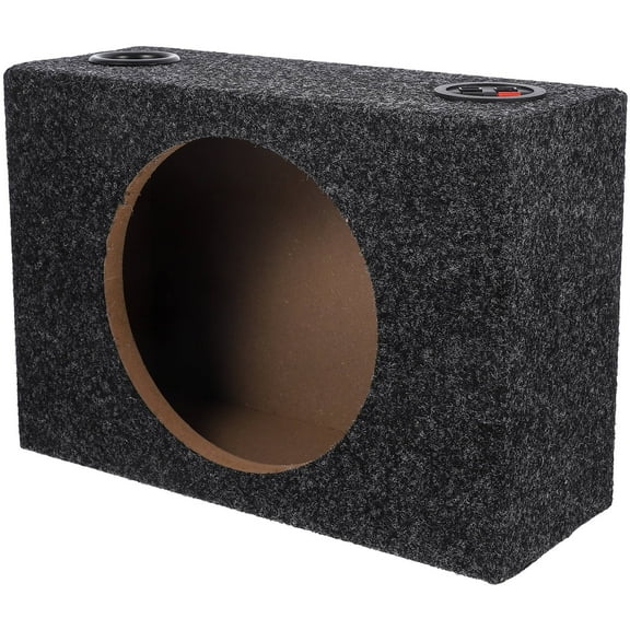 LOLIPPYY 8-Inch Sealed Carpeted Subwoofer Box for Car Audio System, Powerful Bass with Wood and ABS Build