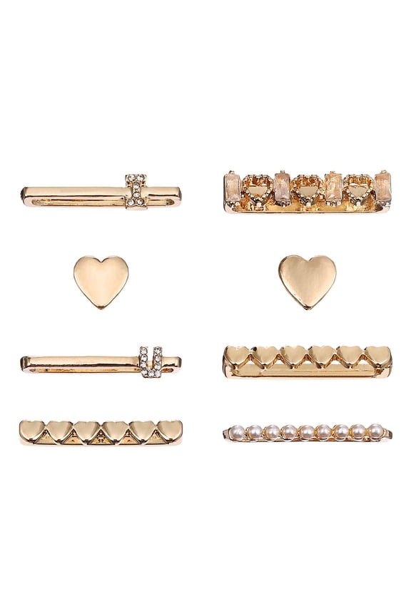 8 Pieces Metal Watch Strap Charms in Elegant Tone for Decorating Watch Bands