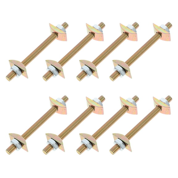 LOLIPPYY 8PCS Heavy Duty Bed Frame Hardware Kit: Universal Stainless Steel Corner Brackets with Screws for Furniture and Bed Rail Fastening