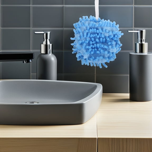 LOLIPPYY 8Pcs Absorbent Chenille Hanging Hand Towels Soft Microfiber Quick Kitchen Towels