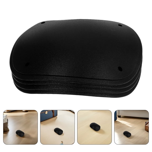 LOLIPPYY 8Pcs Black Luggage Corner Protectors High Density Material Suitcase Edge Guards for Travel