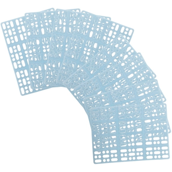 LOLIPPYY 8Pcs Bunny Cage Foot Mats with Support Bottom and Scissor Cut Design for Practical Pet Cage Use
