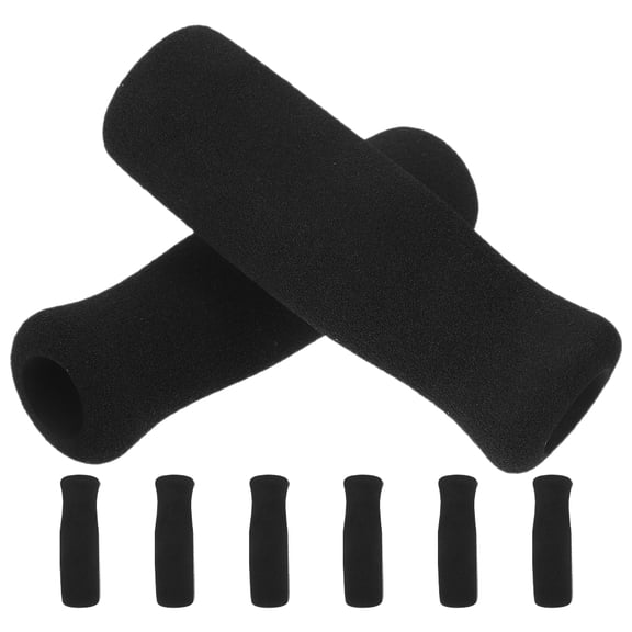 LOLIPPYY 8Pcs Cane Handle Grip Replacement Crutch Hand Grips Soft Crutches Handle Cushion Walking Cane Parts for Seniors Walker Handlebars