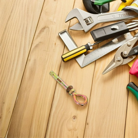 LOLIPPYY 8Pcs Carbon Steel Expansion Eye Bolt Anchors Bolts for Concrete Drywall Secure Fastening