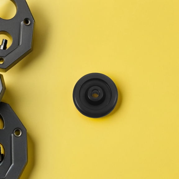 LOLIPPYY 8Pcs Easy Install Replacement Wheels for Fitness Equipment Black Plastic Treadmill Casters