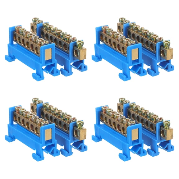 LOLIPPYY Electrical Panel Ground Bus Bar with Screw Terminal Connector, High Conductivity Copper for Wiring