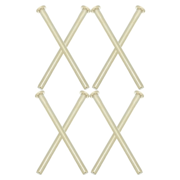 LOLIPPYY 8Pcs Golden Door Hinge Pins for Easy Installation Compatible with Closet Kitchen Garage Doors