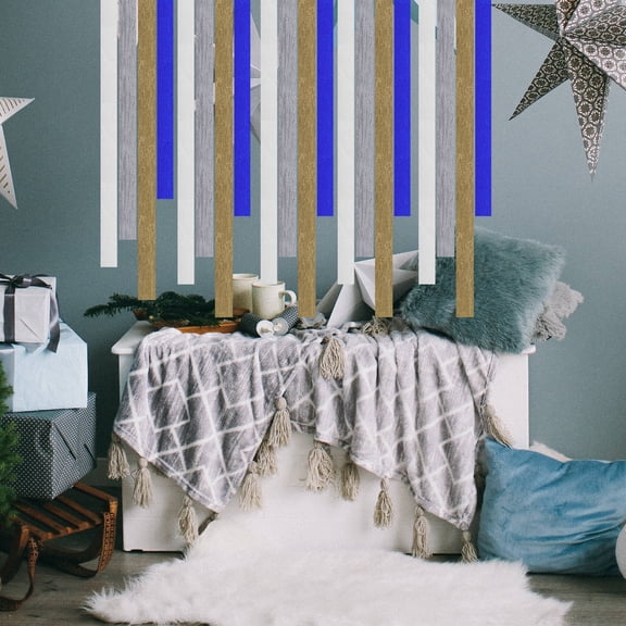 LOLIPPYY 8Pcs Hanging Crepe Paper Streamers Decorative Paper Ribbon for Party and Wedding Backdrop