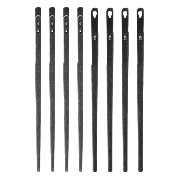 LOLIPPYY 8-Piece Heavy Duty Sewing Needles Set with Manual Threading Tool for Home Leathercraft and Projects