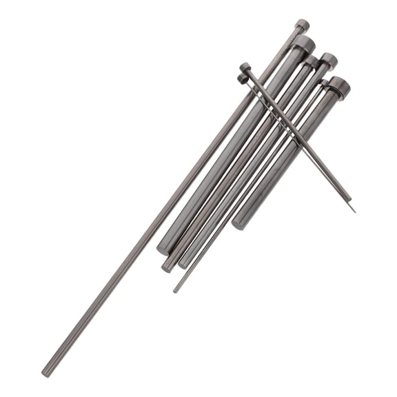LOLIPPYY 8-Piece High Strength Steel Precision Ejector Pin Set for Mold Repair, Maintenance, and Die Manufacturing Tools