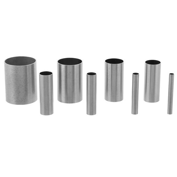 LOLIPPYY 8Pcs Hollow Circle Cutters for Polymer Clay and Pottery with Comfortable Ergonomic Grip