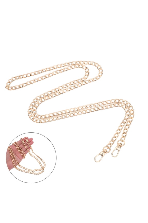 Metal Bag Chains in Tone for Crossbody Bag Decoration, Replacement Straps and Repair Accessories