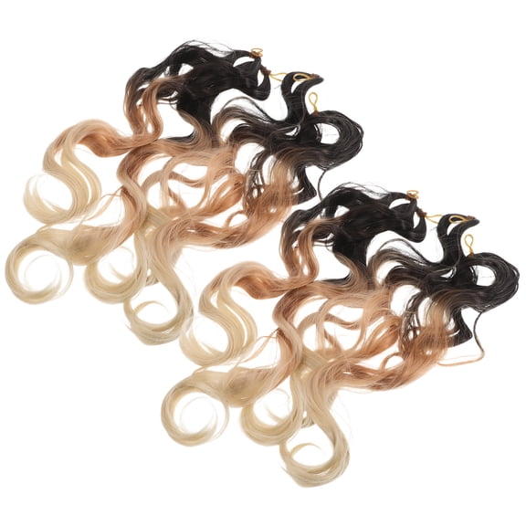 LOLIPPYY 8Pcs Multi Color Locs Crochet Hair Extensions with Intricate Tail Detail for Trendy Hairstyles