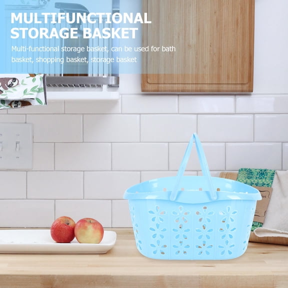 LOLIPPYY 8Pcs Multipurpose Plastic Fruit and Vegetable Picking Baskets with Portable Design