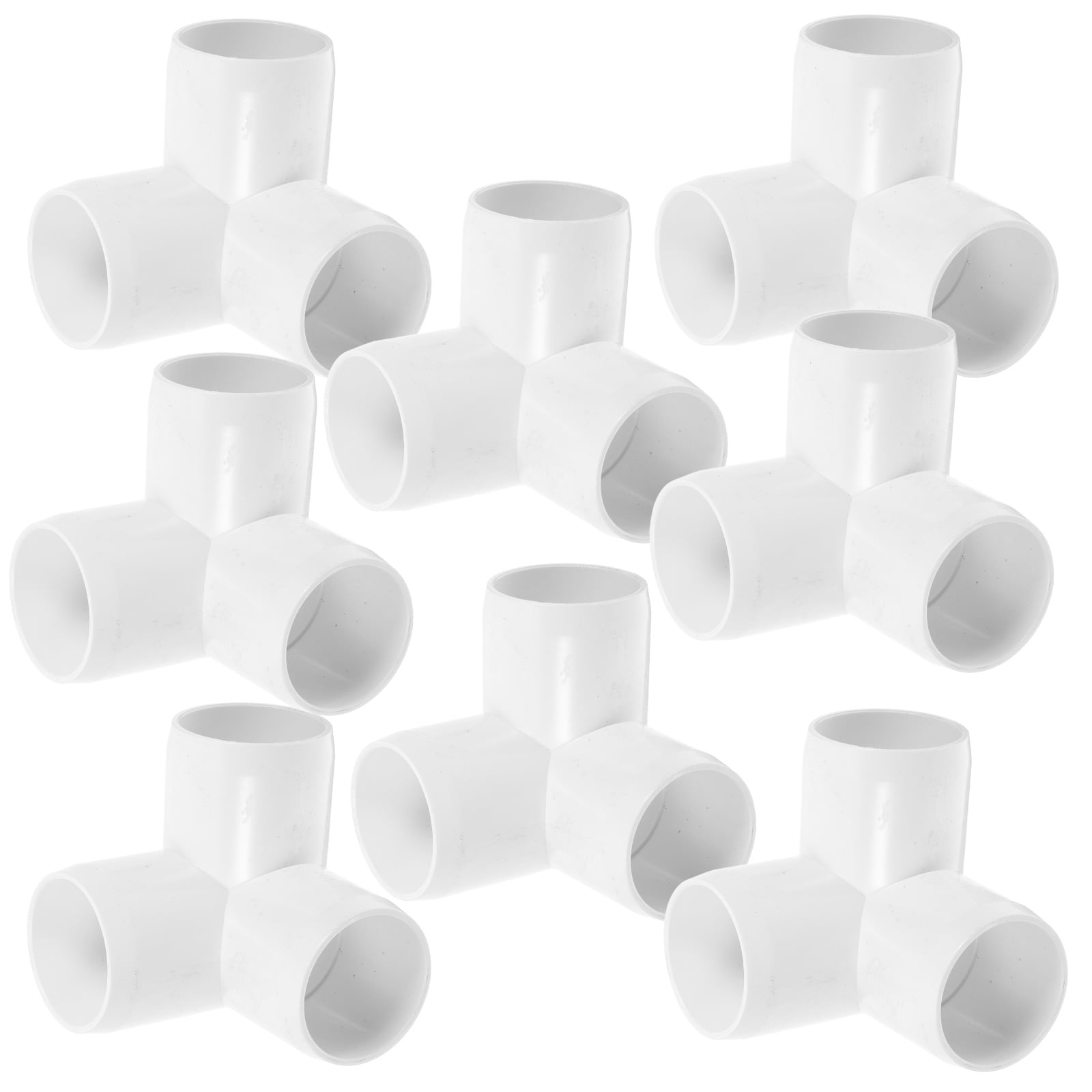 LOLIPPYY Heavy Duty White PVC 90-Degree Elbow Pipe Fittings for Tent ...