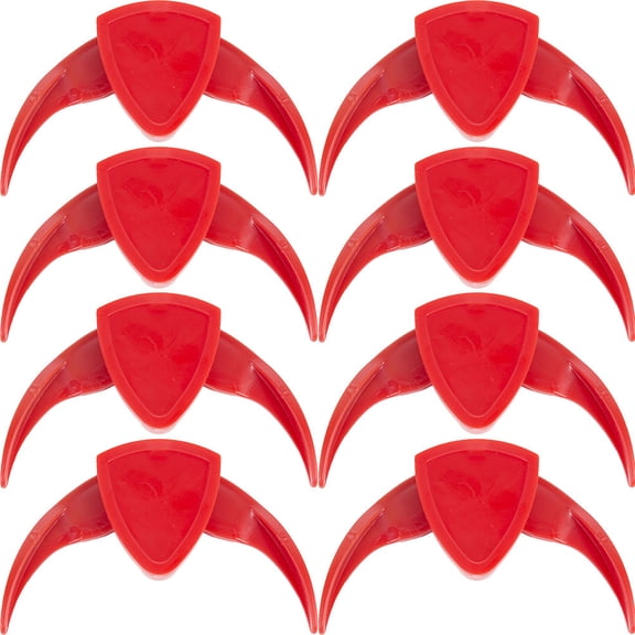LOLIPPYY 8Pcs Red Manual Melon Seed Shelling Gadget with Anti Pinch and Travel Friendly Design
