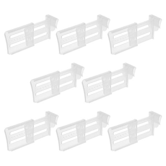 LOLIPPYY 8Pcs Refrigerator Storage Divider Plastic Freezer Dividers for Households and Homeowners
