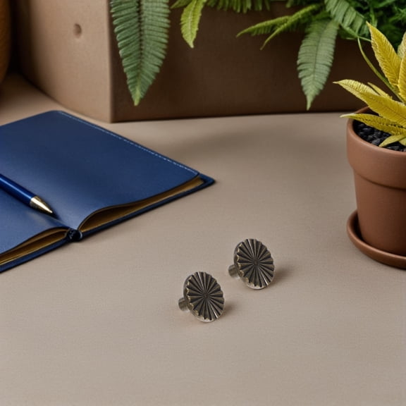 LOLIPPYY Set of 8 Retro Brass Cabinet Door Pulls with Flat Design for Home Furniture Improvement