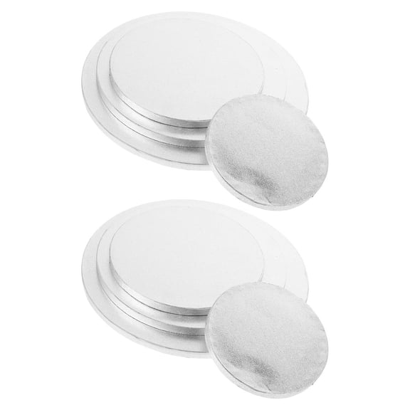LOLIPPYY Round Cake Base Boards, Corrugated Cardboard, Sturdy Cake Decorating Supplies