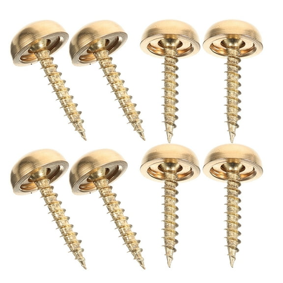 LOLIPPYY Self Tapping Brass Screw Caps for Decorative Seamless Wood and Wall