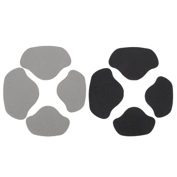 LOLIPPYY 8Pcs Self-adhesive Shoe Pads Comfortable Heel Stickers Black Abrasion Resistance