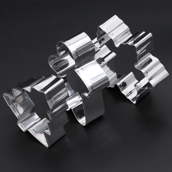 LOLIPPYY 8-Piece Stainless Steel Cookie Cutters Set for Baking Non-Stick Dessert, Cake, Chocolate Shape Molds