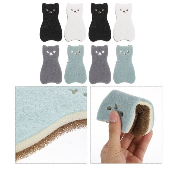 LOLIPPYY Thickened Scrubbing Sponges for Kitchen and Home Dish Cleaning, and Effective Wash Pads