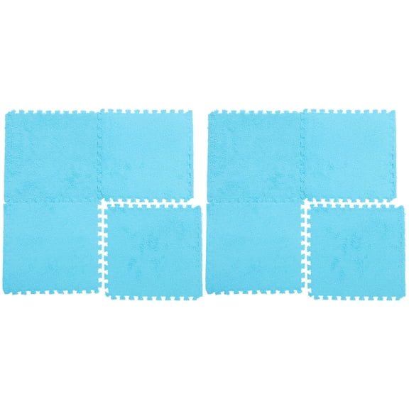 LOLIPPYY 8Pcs Washable Pet Sleeping Cushion Guinea Pig Mats Sky Blue Comfortable Bedding for Small Pets
