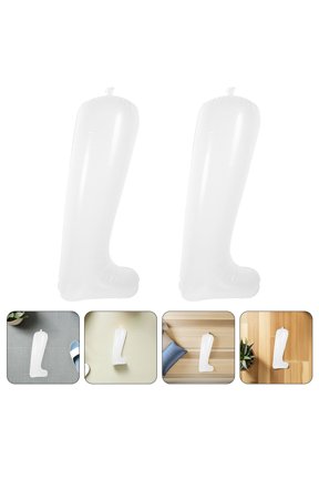 8Pcs Inflatable PVC Boot Shaper Inserts White Durable Space Saving Boot Organizer