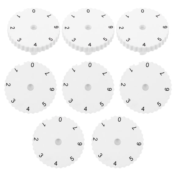 LOLIPPYY White Plastic Refrigerator Thermostat Knobs Replacement for Freezer Temperature Control Home Use