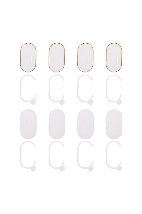 8Pcs White Tabletop Watch Stand for Display Storage and Scratch Protection