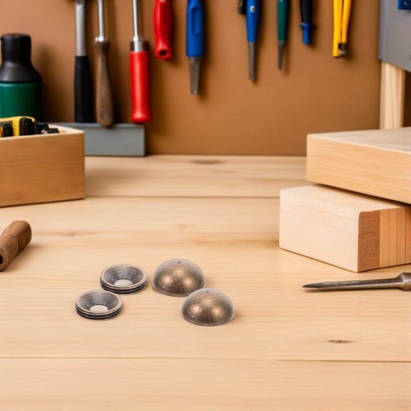 LOLIPPYY 8Sets Decorative Screw Caps for Wall Mounting Hardware Self Tapping Screws with Concealed Design