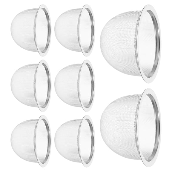 LOLIPPYY 8pcs Fine Mesh Tea Steeper Basket Easy Cleaning for Coffee Tea Makers