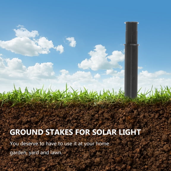 LOLIPPYY 8pcs Front Yard Solar Lawn Lamp Stake Lawn Lamp Support Stable Garden Light Stakes