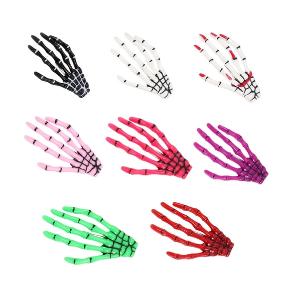 LOLIPPYY 8pcs Hand Hair Clips Plastic Decorative Hair Clips for Women  Party