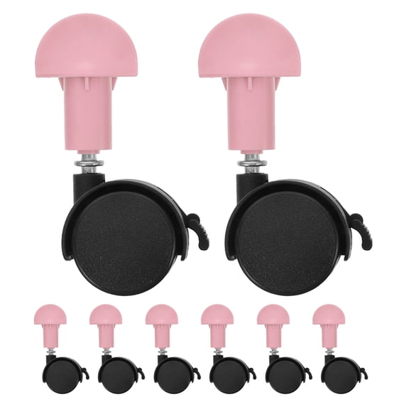 LOLIPPYY 8pcs Heavy Duty Caster Wheels for Pet Carriers with Indoor Household Use