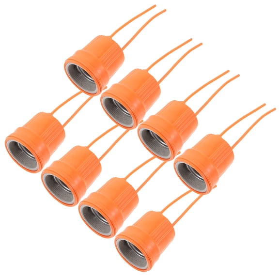 LOLIPPYY 8pcs Light Base Holder Ceramic Waterproof Round Lamp for General Users