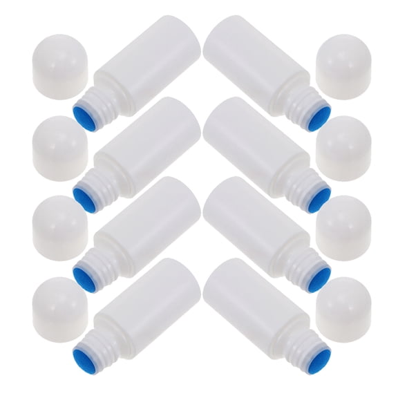 LOLIPPYY 8pcs Sponge Applicator for Lotion White Design Compact Bottle for Daily Use