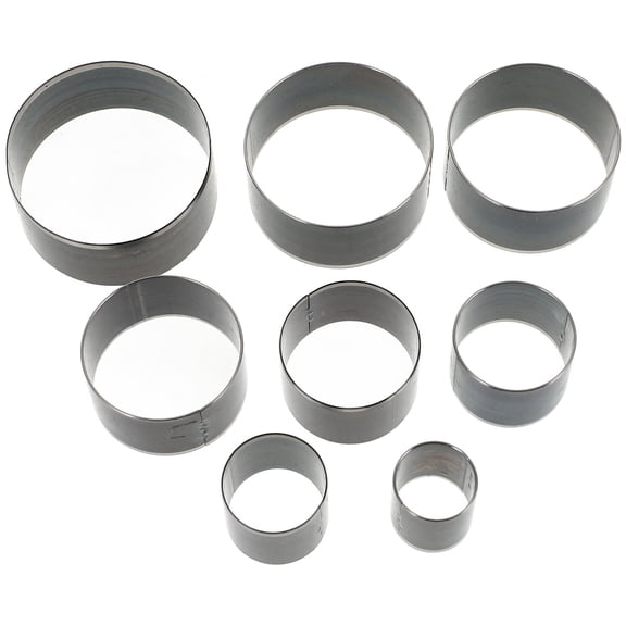 LOLIPPYY 8-Piece High Carbon Steel Circle Cutter Set for Crafting, Stitching, Leatherwork, and Projects