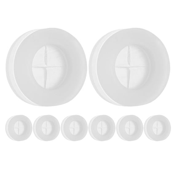 LOLIPPYY 8pcs Straw Stopper for Soda Can Lid Silicone Grommets Keep Bottles Clean for Office Use
