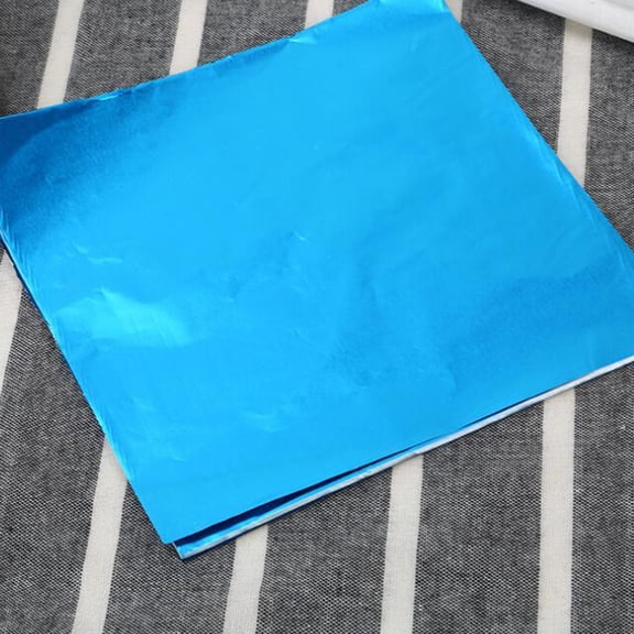 LOLIPPYY 9 Packs Aluminium Foil Sheets Food Safe Foil Wrap Assorted Color Wrapping Party