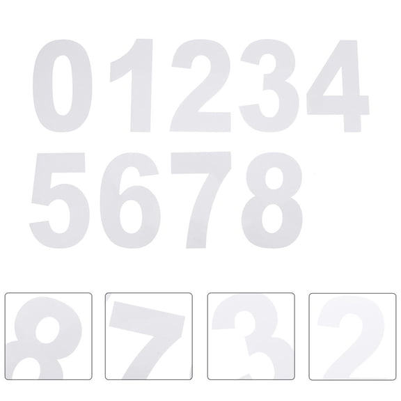 LOLIPPYY 9 Pcs Cake Baking Supplies PET Number Cake Stencils for Giving