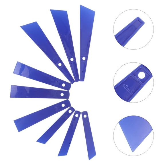 LOLIPPYY 9Pcs DIY Glue Applicator Tools Blue for Precise Adhesive Use on Shoes and Furniture