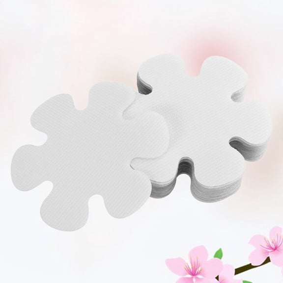 LOLIPPYY 9Pcs Non Slide Strips White Flower Design Anti Slip Stickers for Bathroom and Kitchen Floors